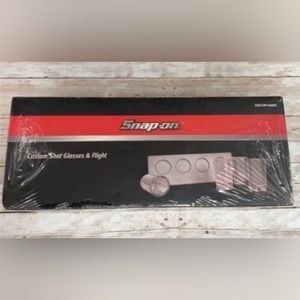 BRAND NEW SEALED SNAP ON TOOLS CUSTOM SHOT GLASSES & FLIGHT
